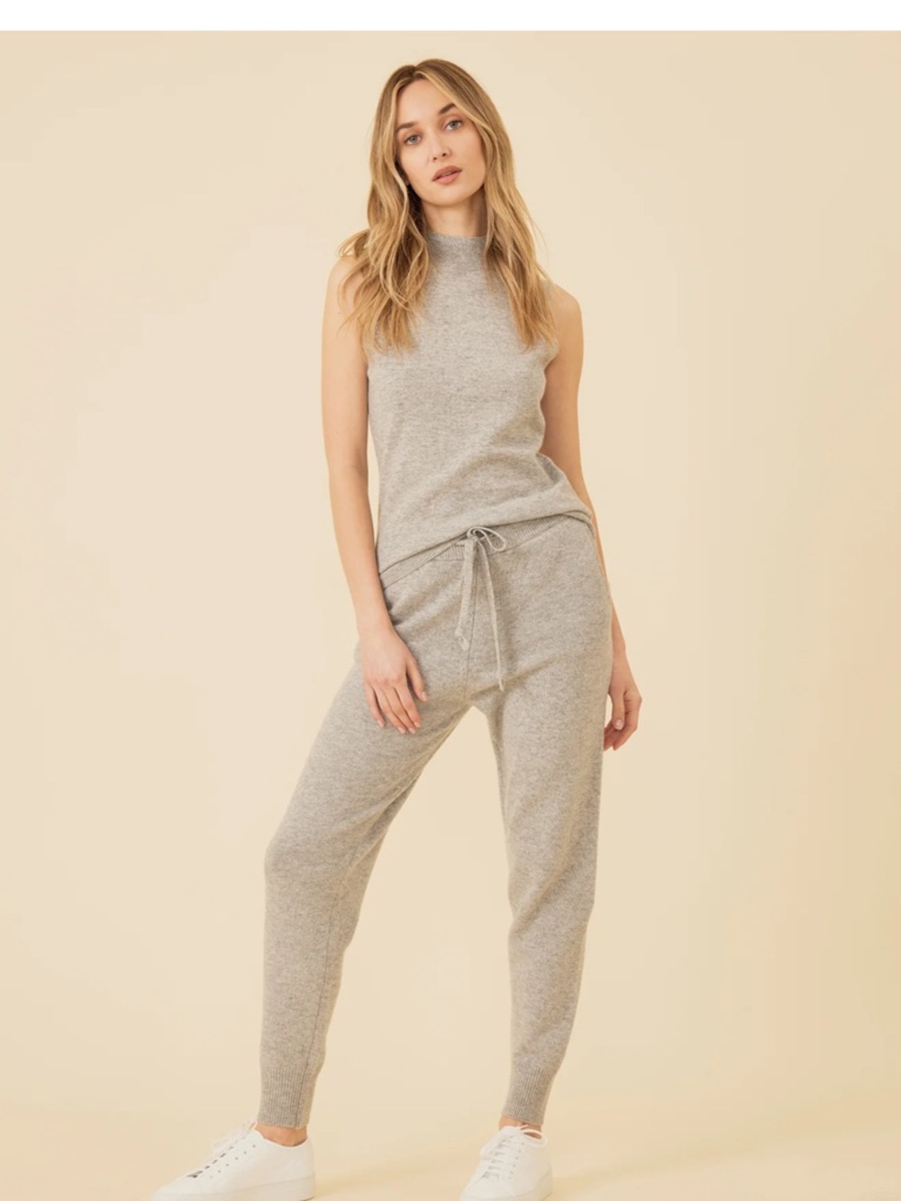 One Grey Day Cashmere Joggers